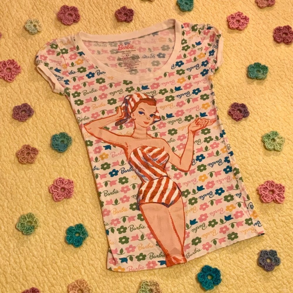 SOLD Vintage Barbie Swimsuit Shirt Nostalgic Collection - Picture 3 of 9